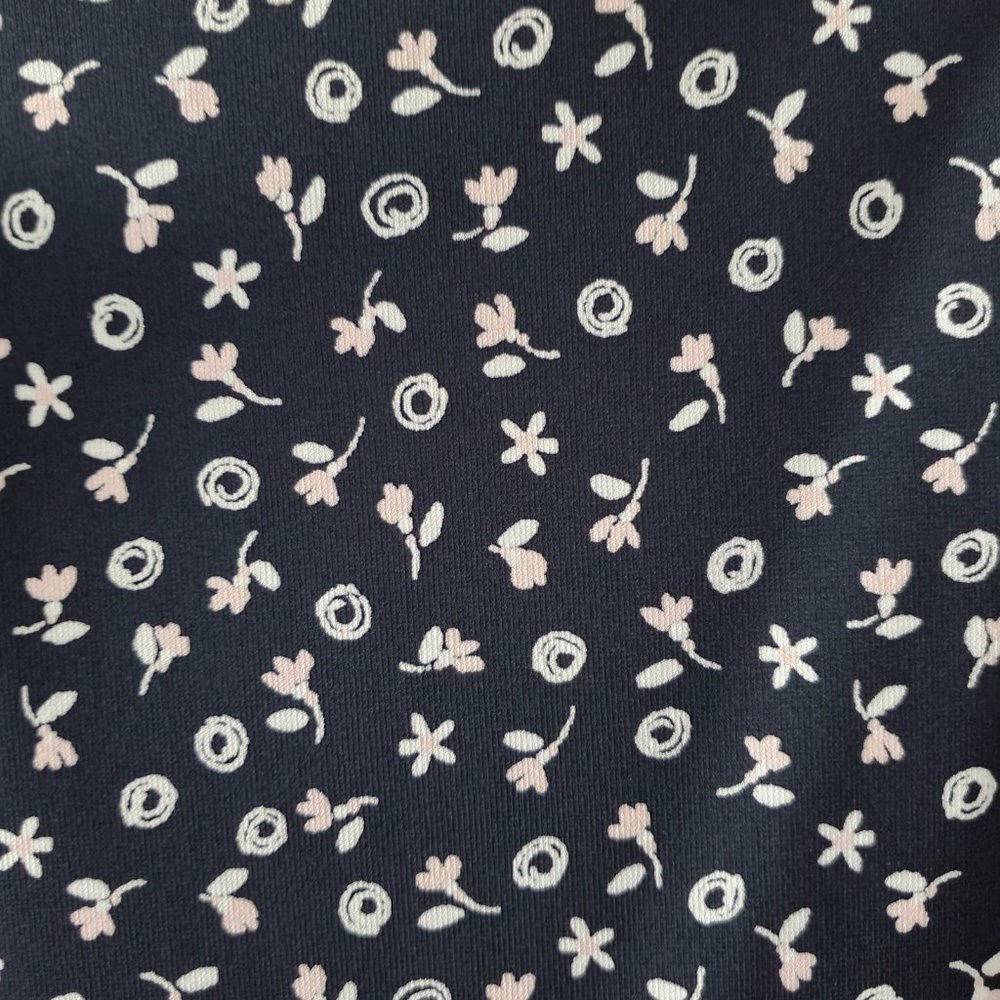 Petite Sophisticate Floral Scoop Neck Shell/Tank Top | NWOT | XSP | Navy Pink WH - Picture 10 of 11